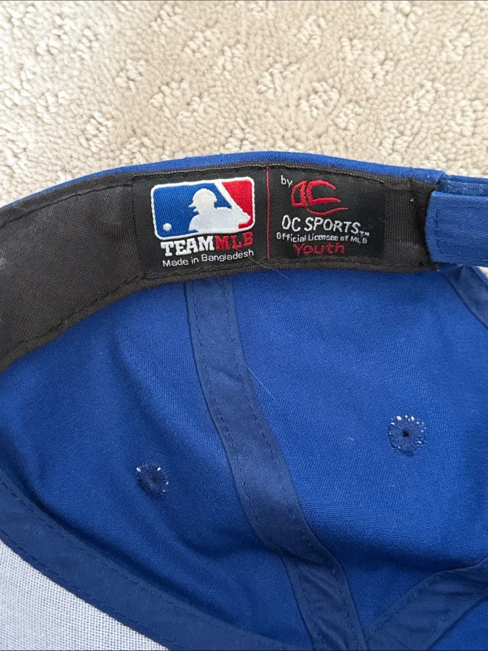 Chicago Cubs youth baseball hat - team MLS